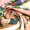 'Baroque bouquet' 2-ply stretch cotton twill
