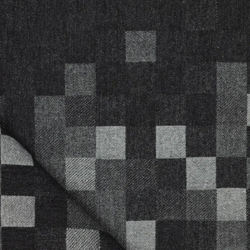 'cubist cotton' yarn-dyed novelty denim, Oeko-Tex cert