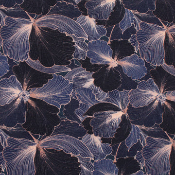 Dutch digital 'quiet blossoms' cotton knit Oeko-Tex cert.