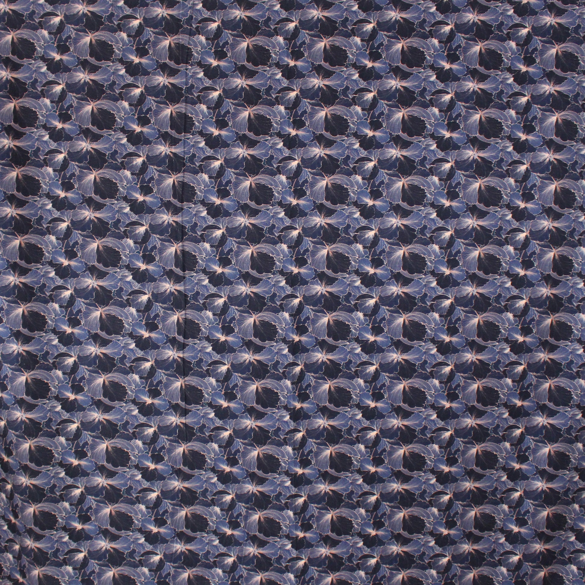 Dutch digital 'quiet blossoms' cotton knit Oeko-Tex cert.