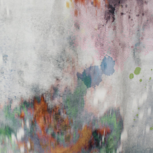 Italian 'pastel impression' mid-weight viscose crepe woven