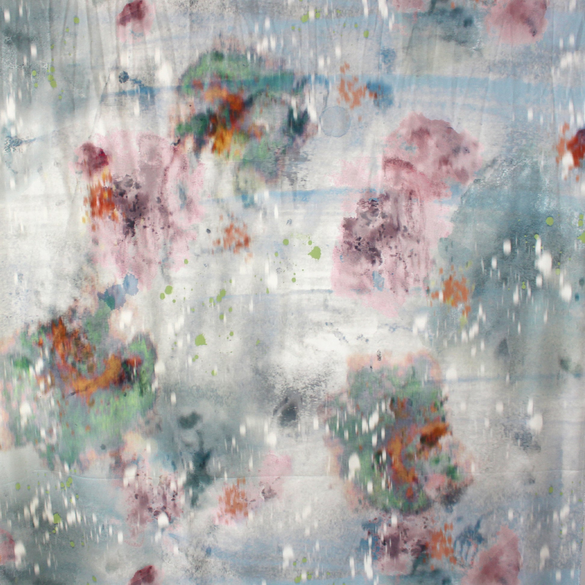 Italian 'pastel impression' mid-weight viscose crepe woven