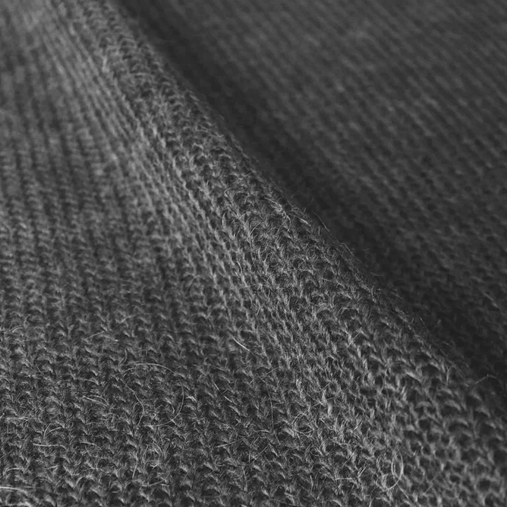 luxury wool blend lightweight sweater knit - heathered gray