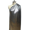 French silk/Lurex plisse - silver