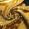 French fine-quality, knit base sequin - gold