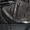 French fine-quality, flip sequin - jet black