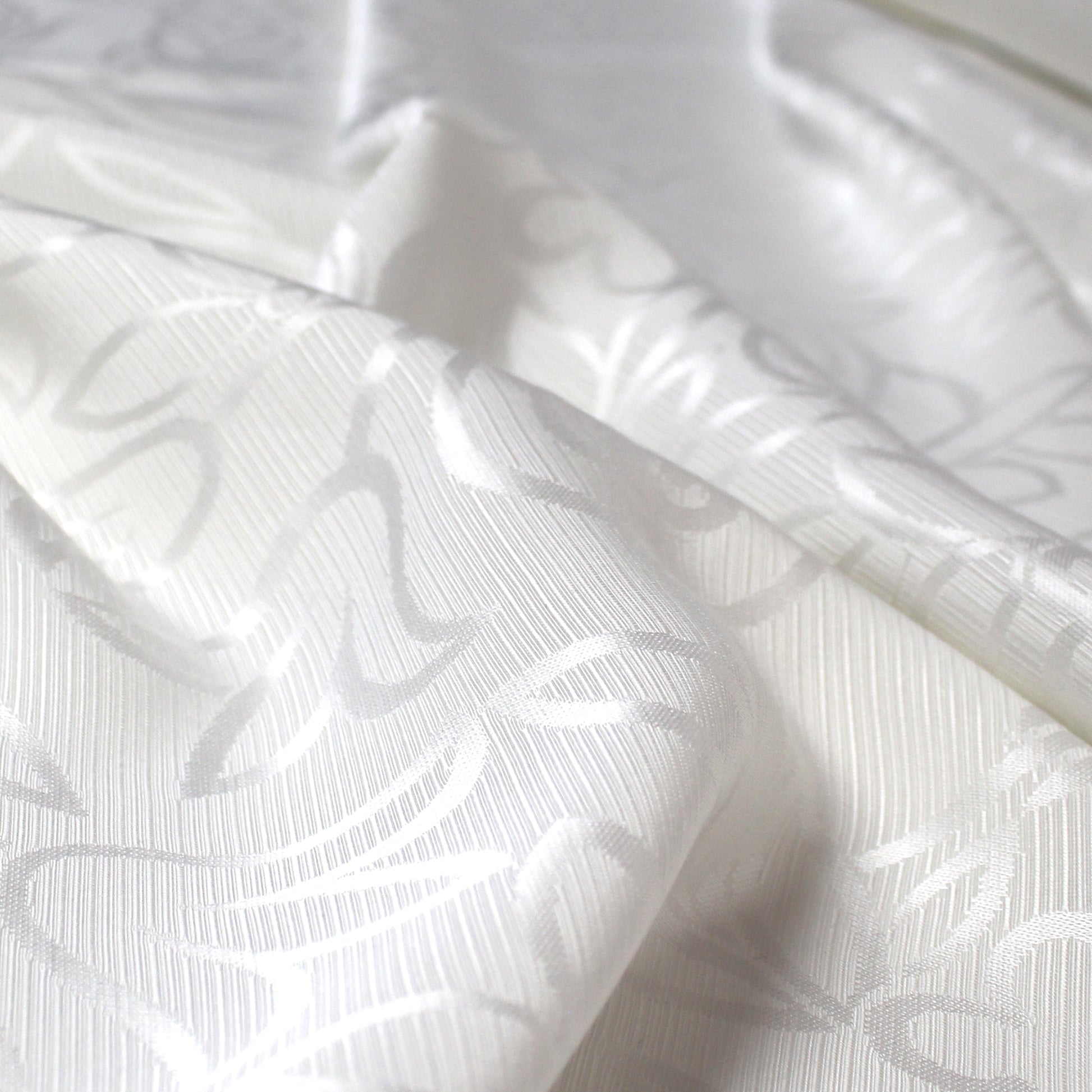French 'snow white garden' dressweight viscose faille