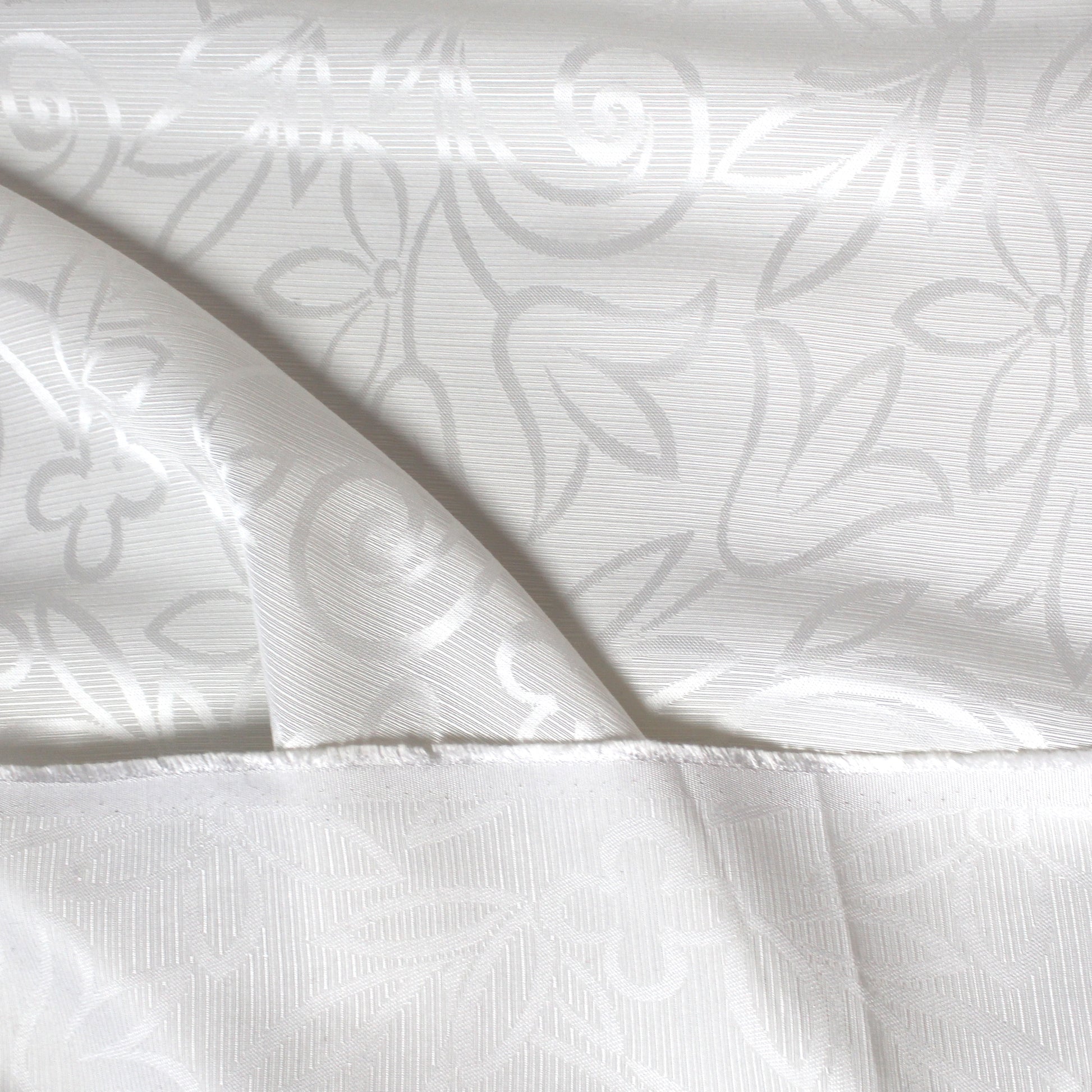 French 'snow white garden' dressweight viscose faille