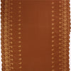 European scallop-edge embroidered flannel - cinnamon *VERY LIMITED*