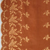 European scallop-edge embroidered flannel - cinnamon *VERY LIMITED*