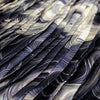 Dutch abstract 'milky way' plisse - gunmetal/cream
