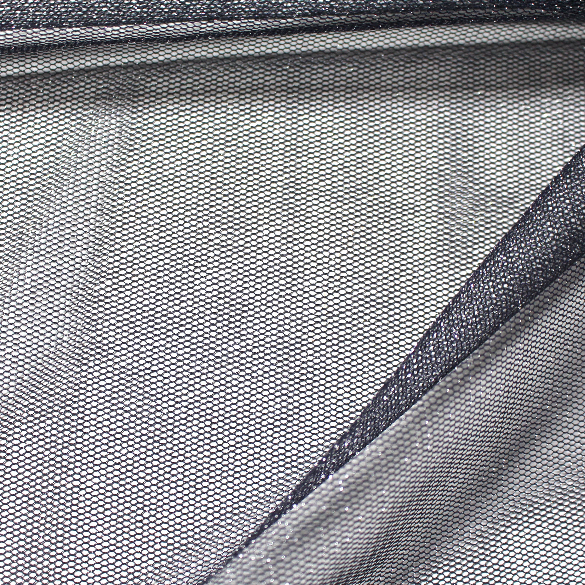 metallic semi-sheer 'twinkle mesh' - night sky