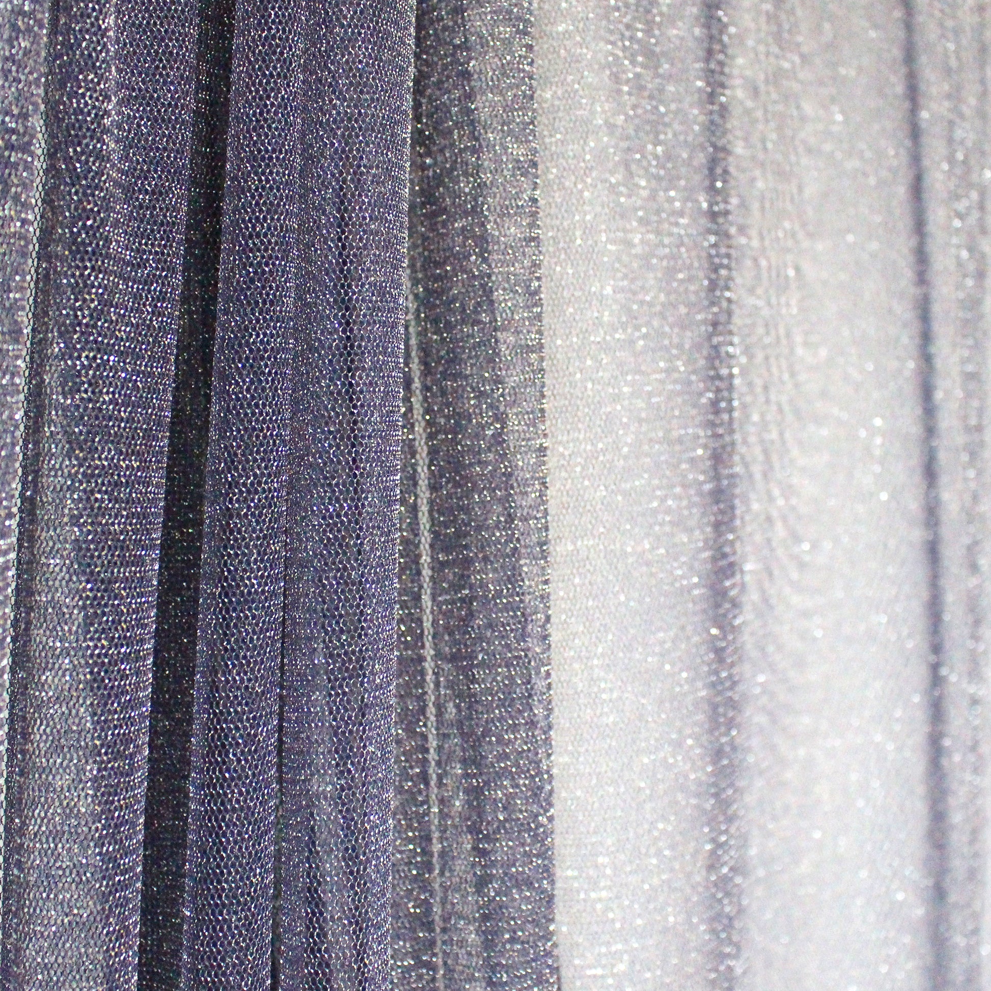metallic semi-sheer 'twinkle mesh' - night sky