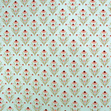 Dutch 'spring dream' cotton poplin - cloud