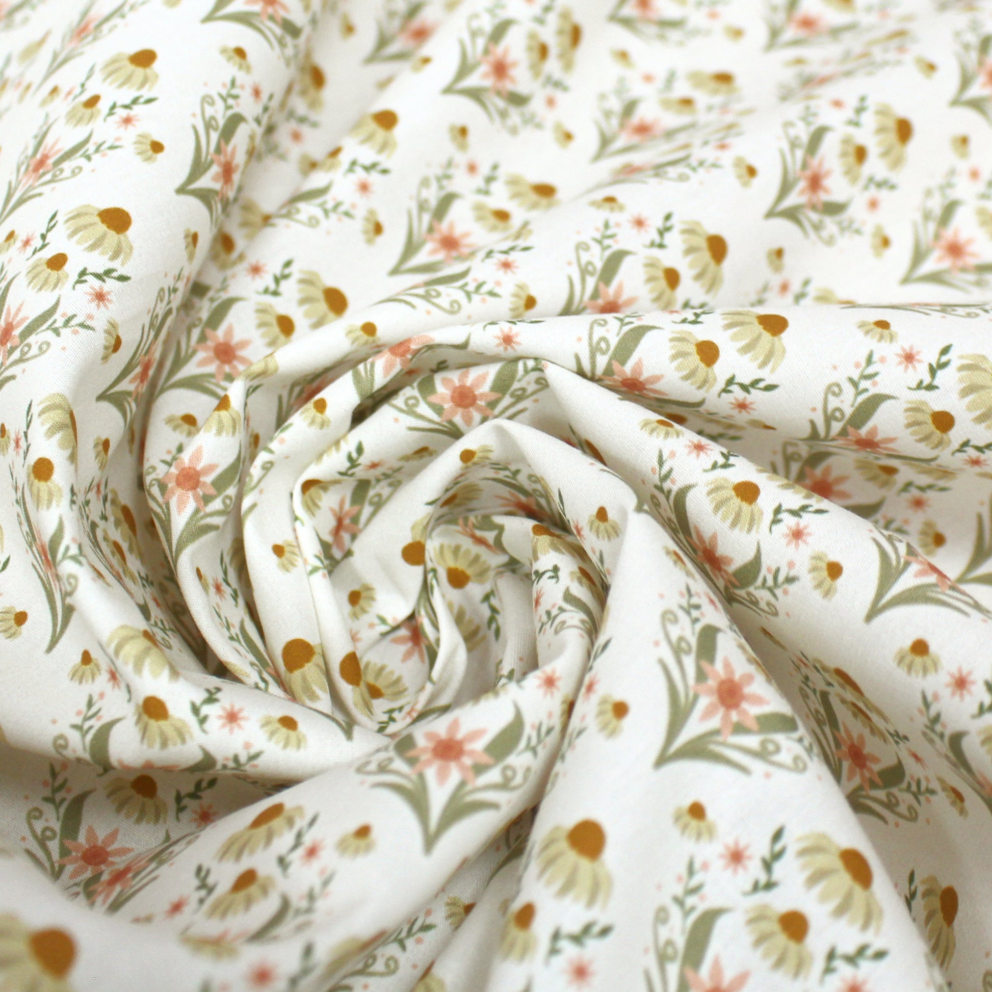 Dutch 'spring dream' cotton poplin - soft white