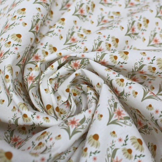 Dutch 'spring dream' cotton poplin - soft white