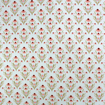 Dutch 'spring dream' cotton poplin - cloud