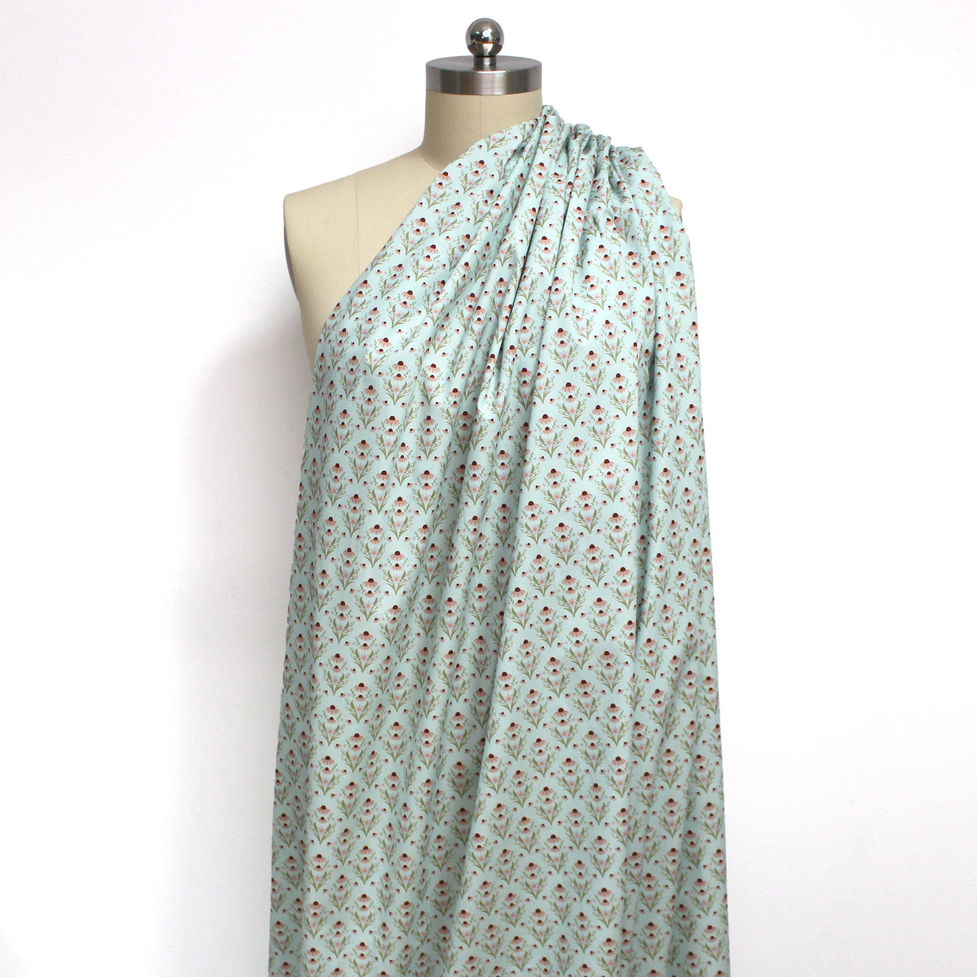 Dutch 'spring dream' cotton poplin - cloud