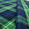 100% cotton mid-weight flannel - blue/green