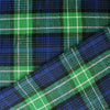 100% cotton mid-weight flannel - blue/green