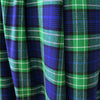 100% cotton mid-weight flannel - blue/green