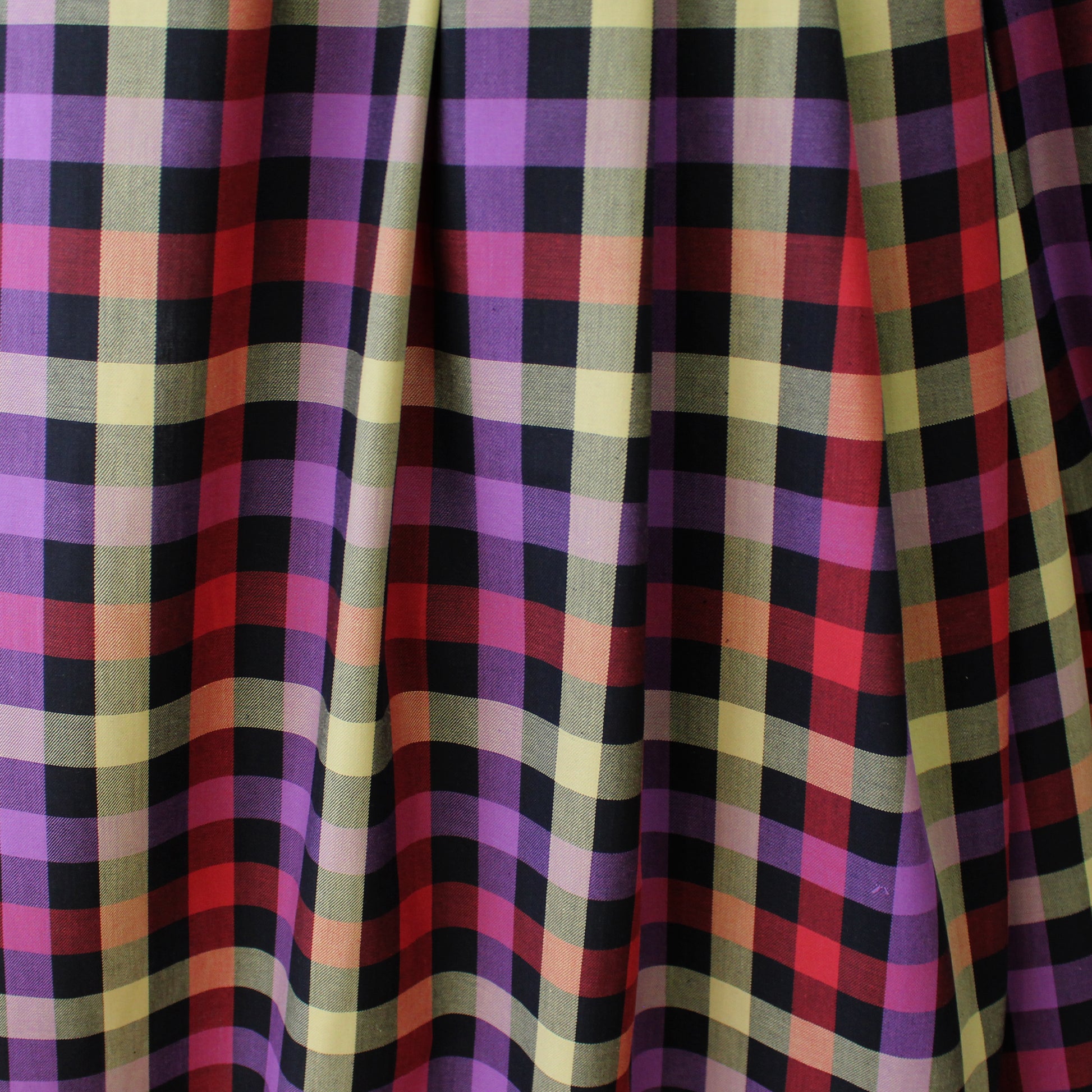 'softweave plaid' 100% cotton woven - dewberry