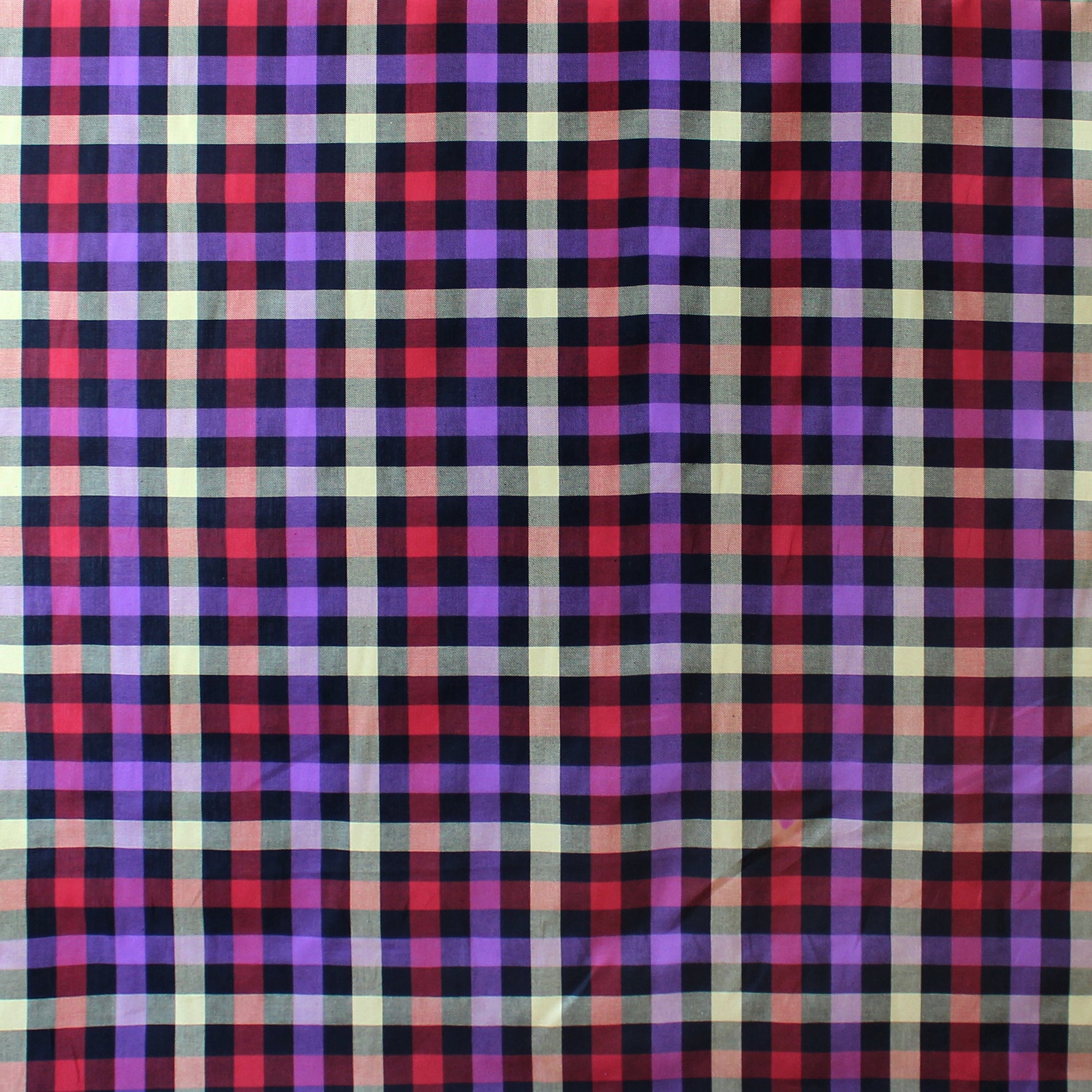 'softweave plaid' 100% cotton woven - dewberry