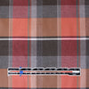 'softweave plaid' mid-weight stretch cotton twill - rosewood