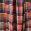 'softweave plaid' mid-weight stretch cotton twill - rosewood