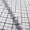 'softweave plaid' 100% cotton mid-weight woven - ecru