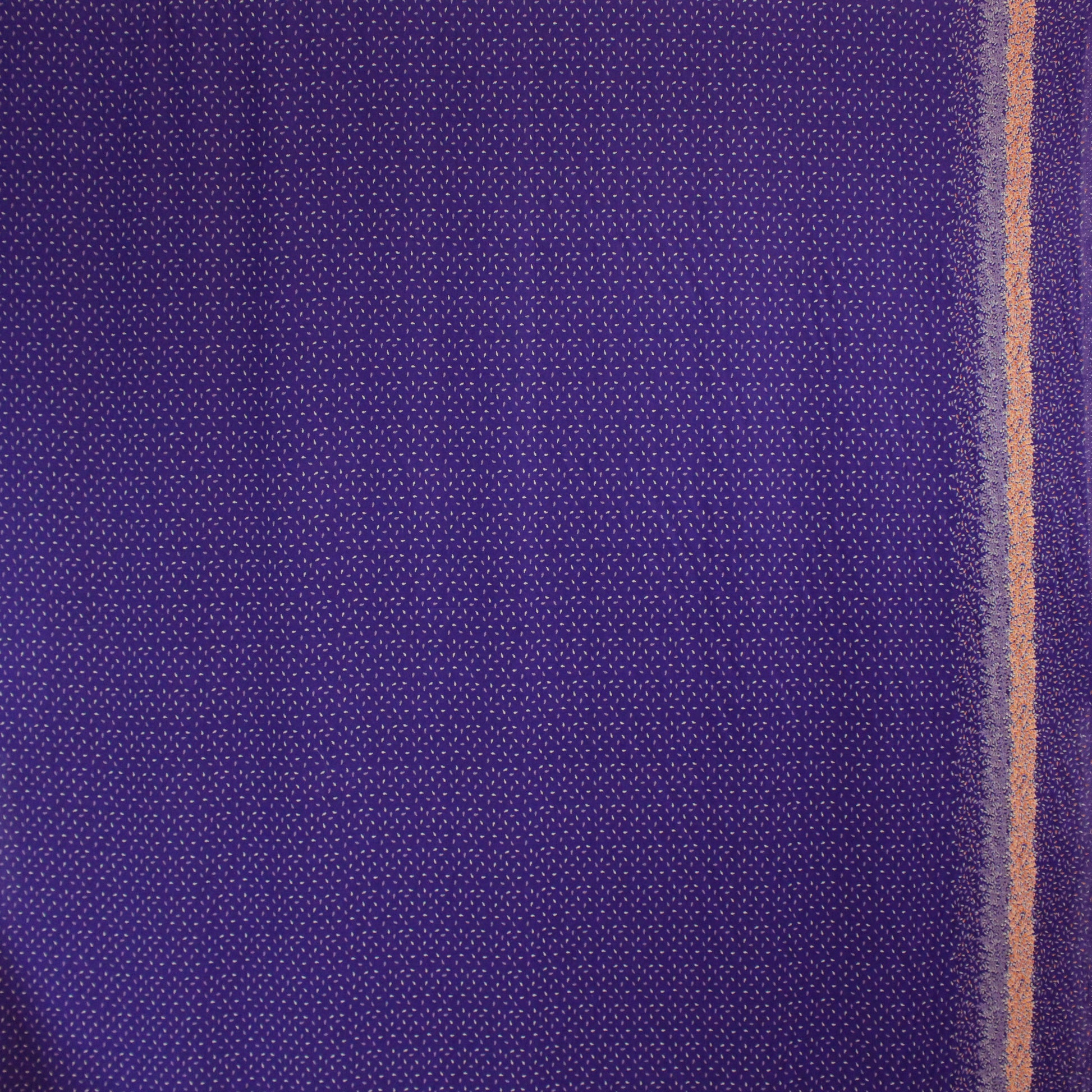 European 'petite leaf' viscose border print