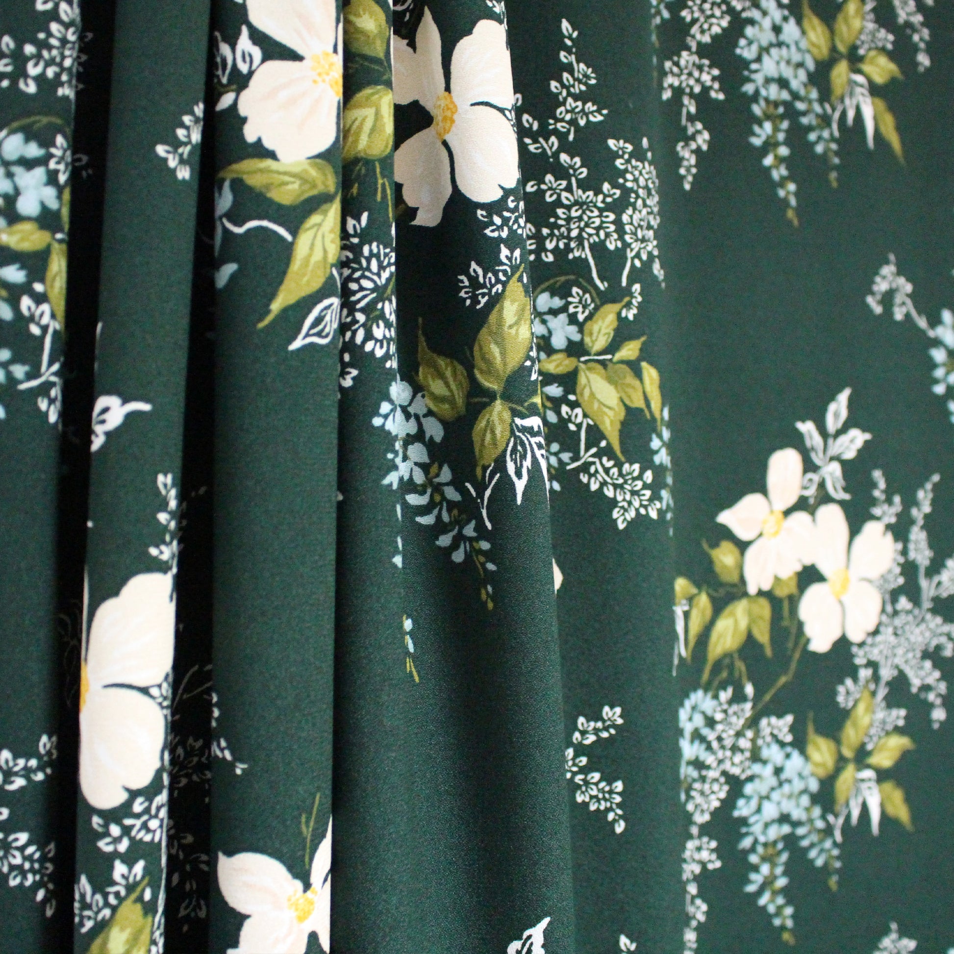 Ref0rmation 'flora verde' viscose crepe woven