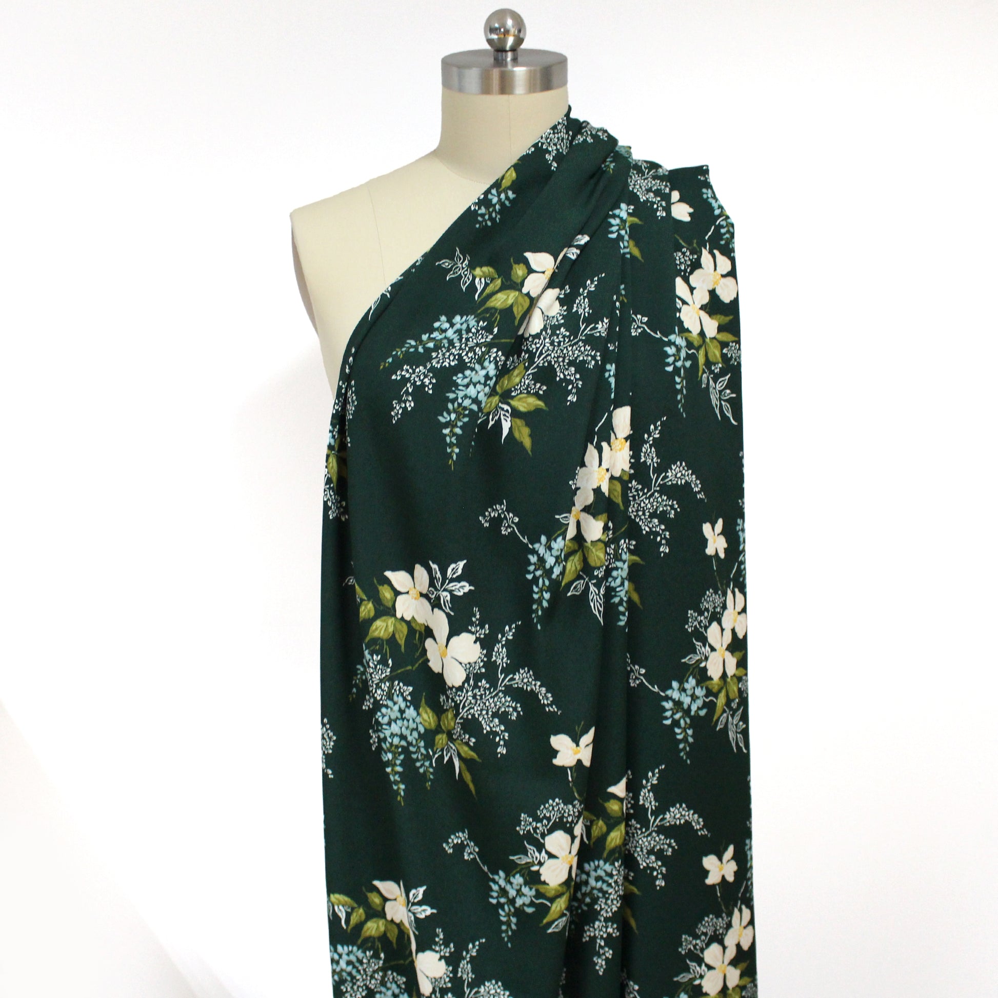 Ref0rmation 'flora verde' viscose crepe woven