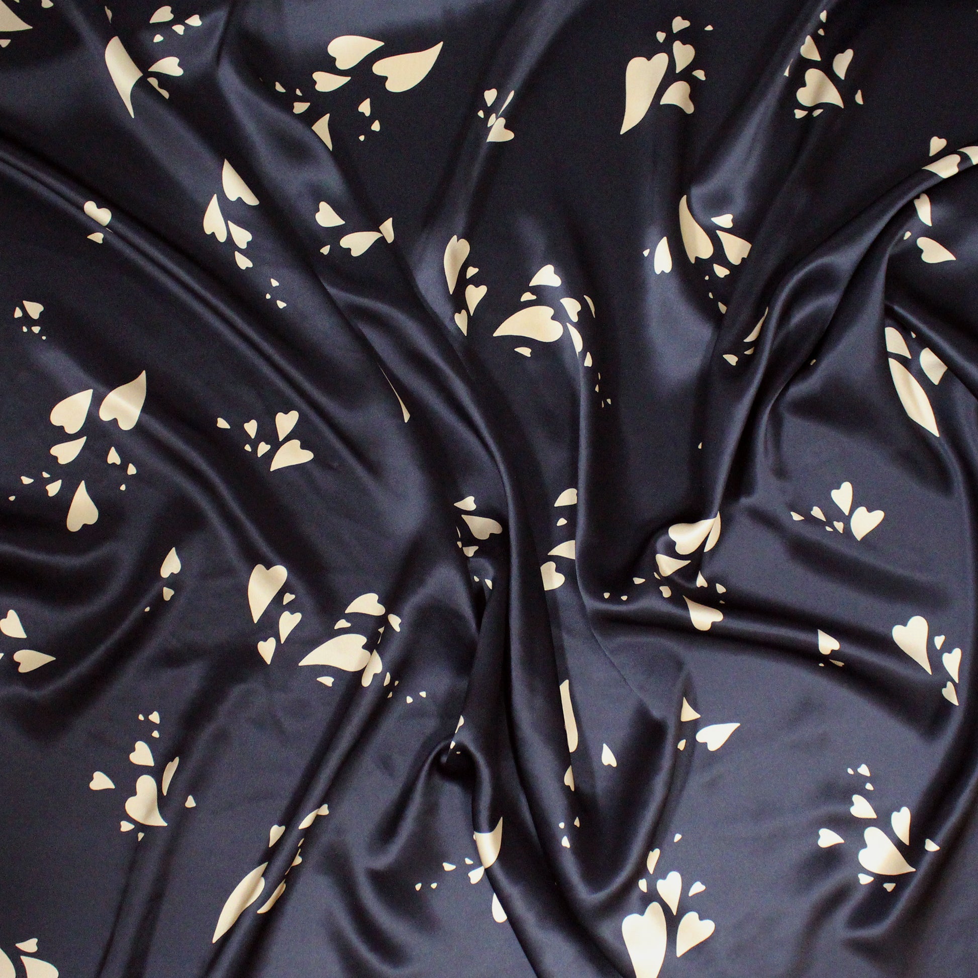 Ref0rmation 'champagne hearts' silk charmeuse