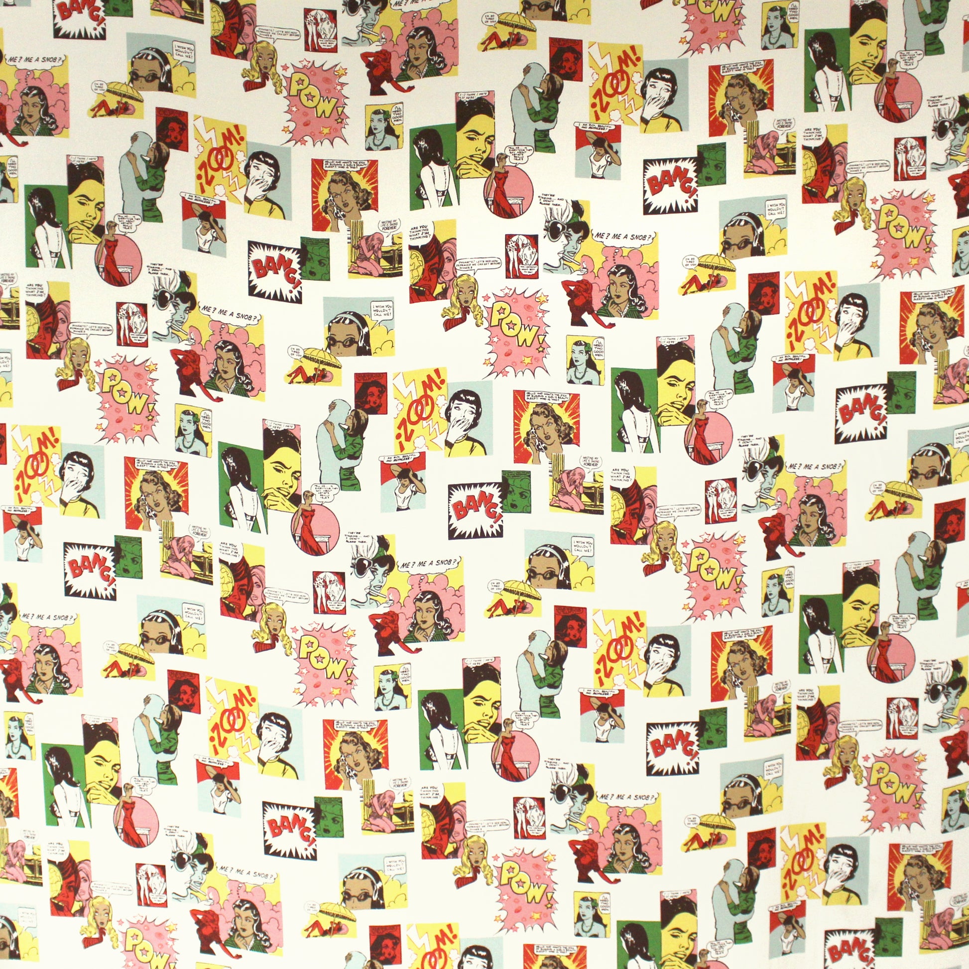 Ref0rmation 'vintage comic' viscose crepe woven