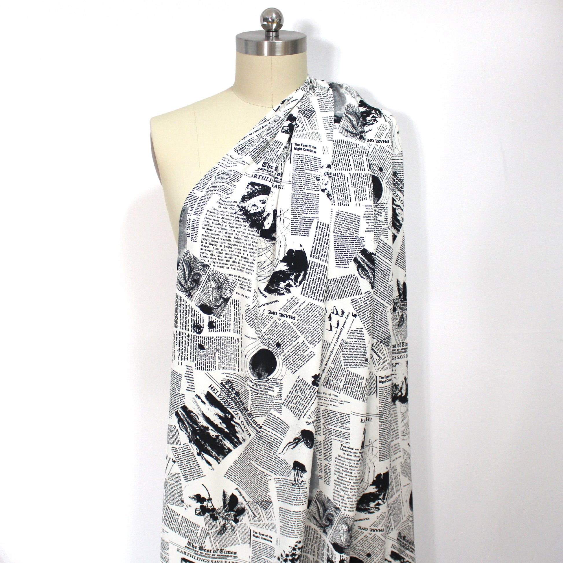 Ref0rmation 'extra, extra!' viscose crepe woven