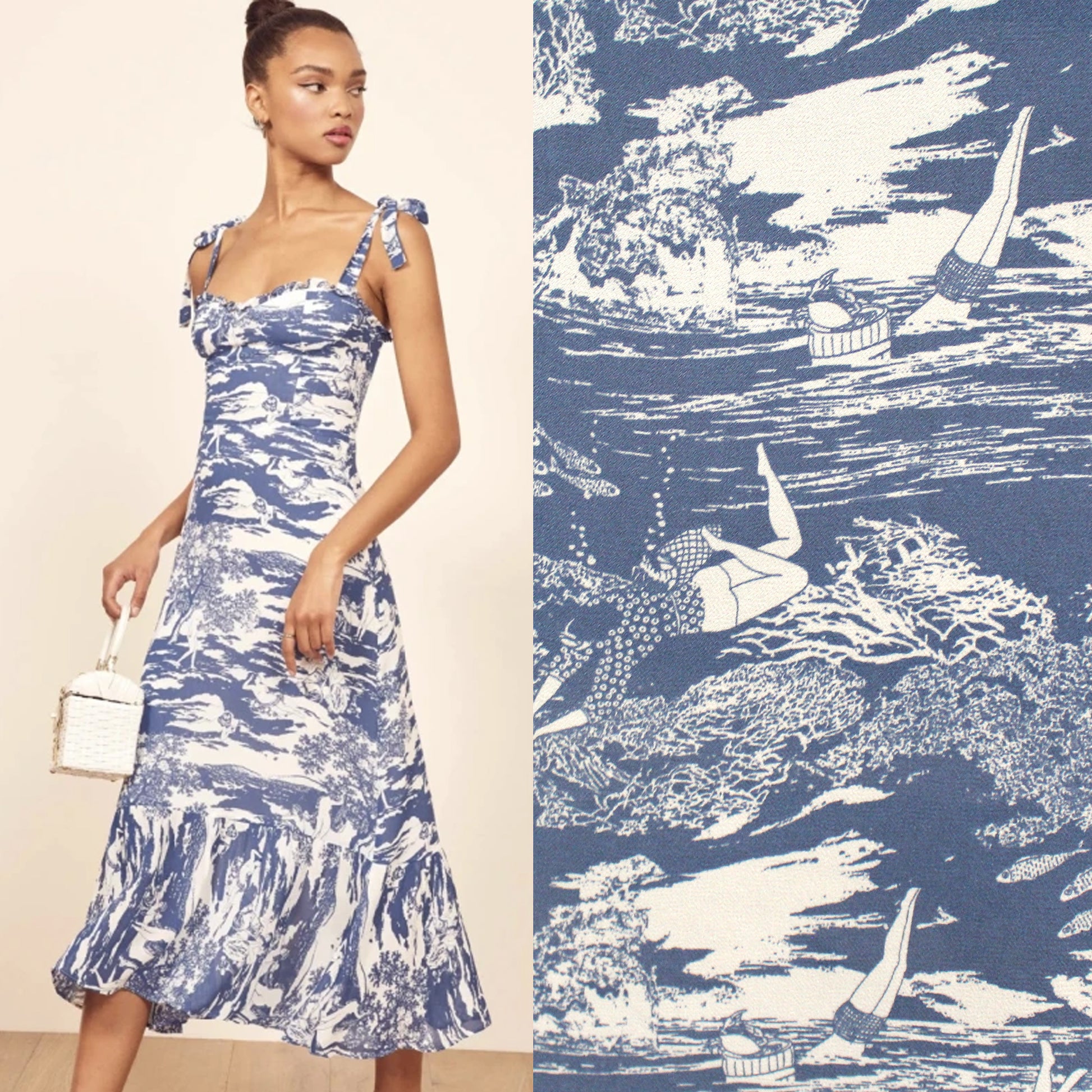 Ref0rmation 'Nikita' viscose crepe woven