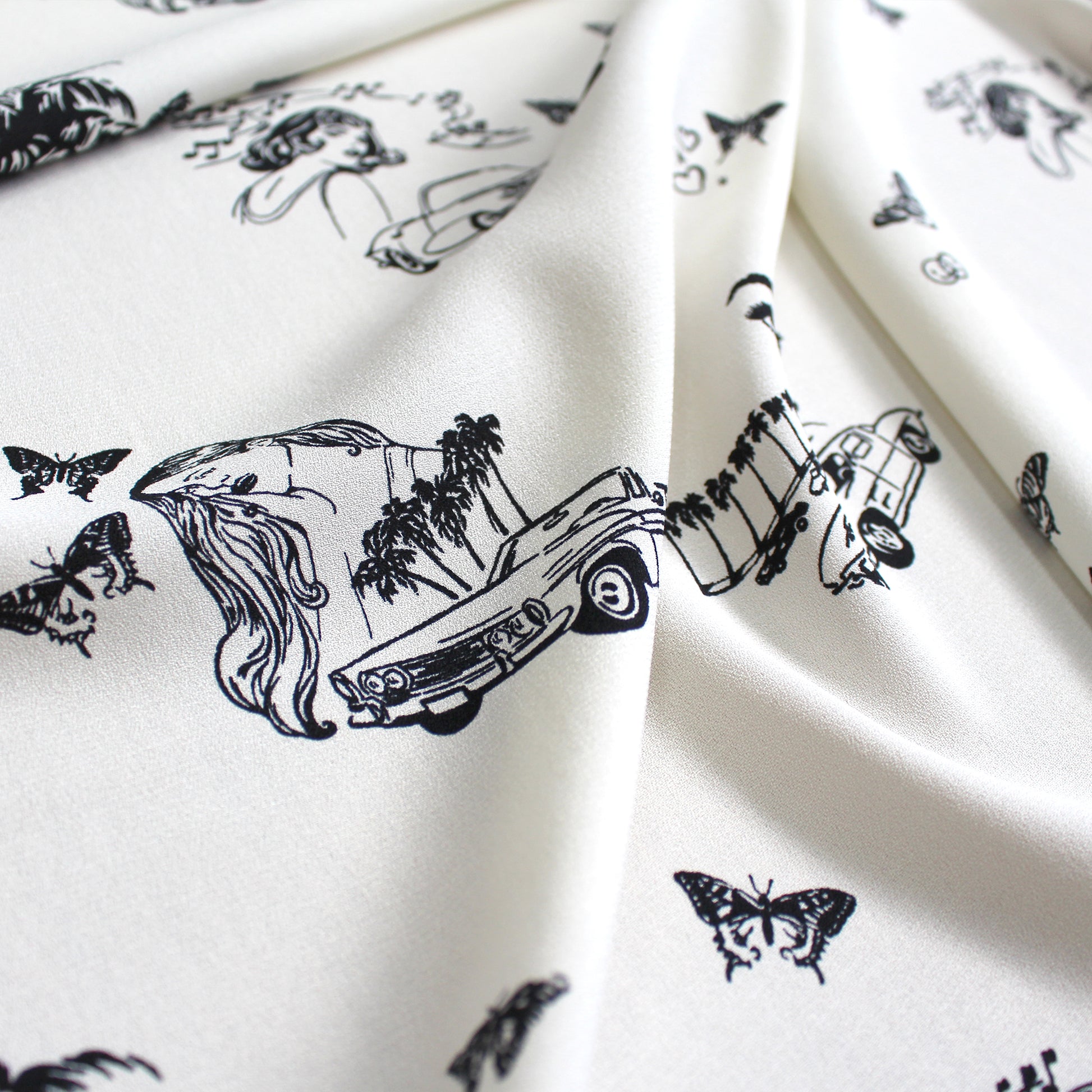 Ref0rmation 'malibu breeze' viscose crepe woven