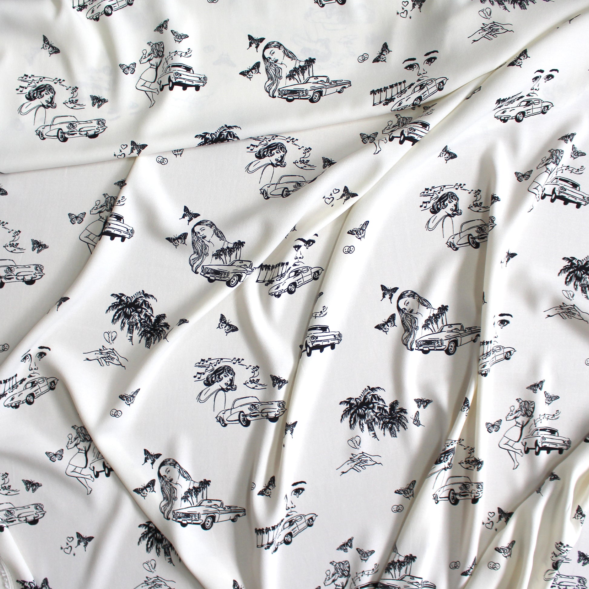 Ref0rmation 'malibu breeze' viscose crepe woven