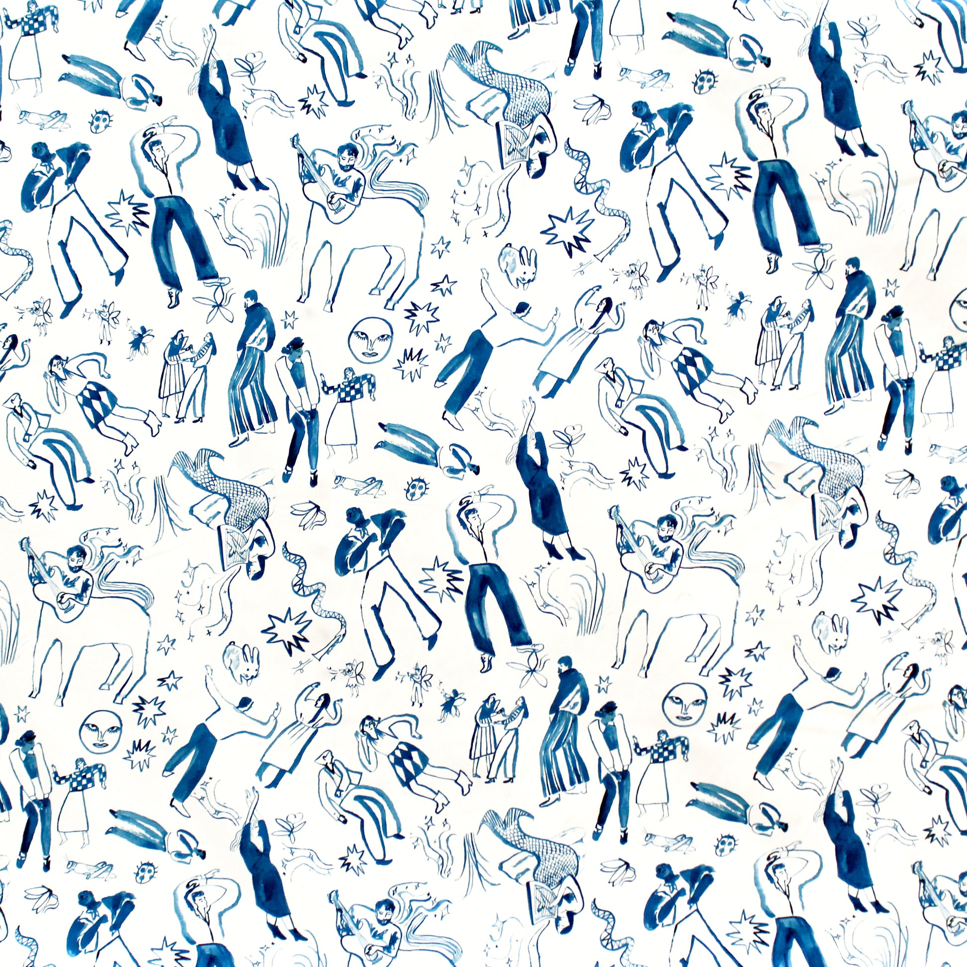 Ref0rmation 'dance party' stretch cotton woven