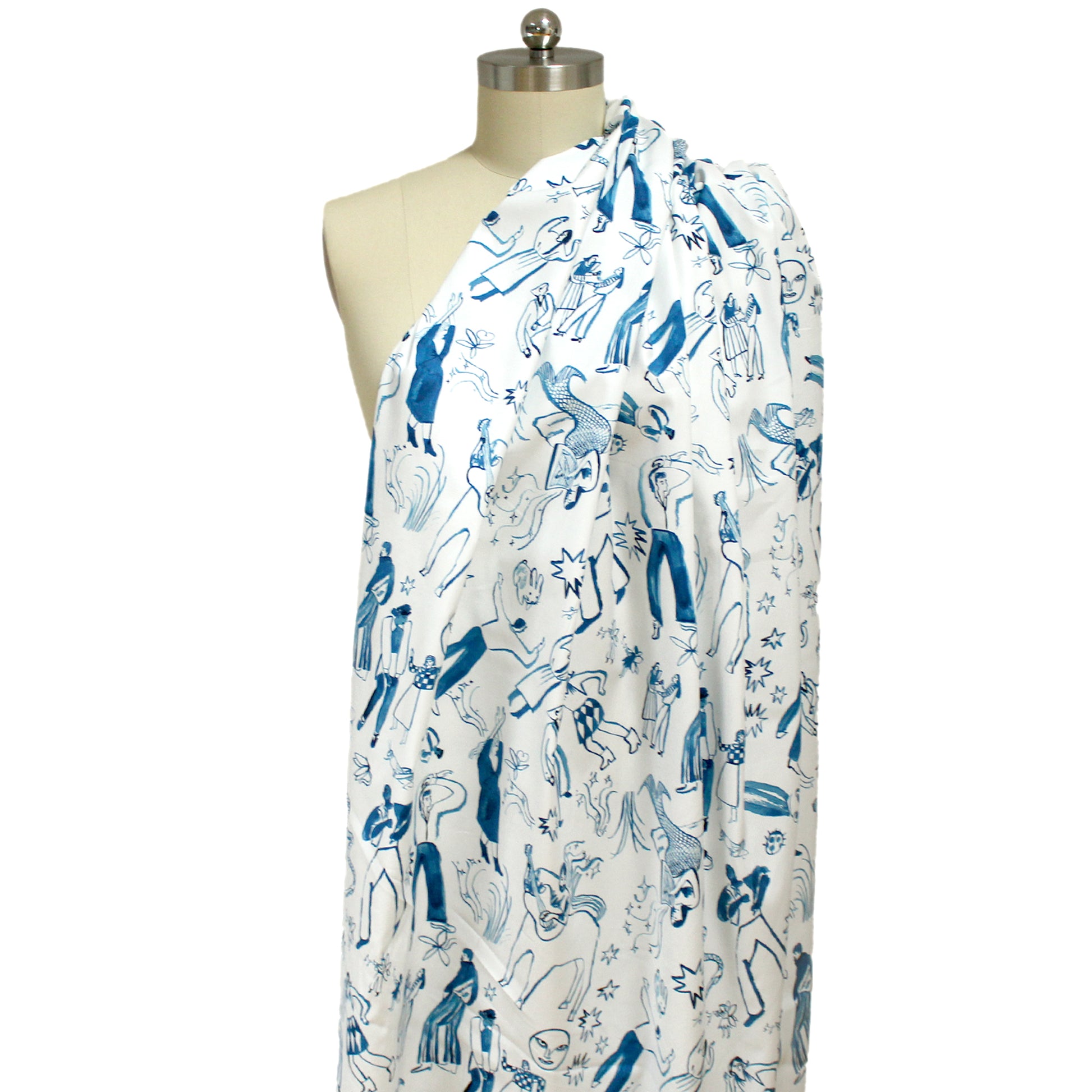 Ref0rmation 'dance party' stretch cotton woven