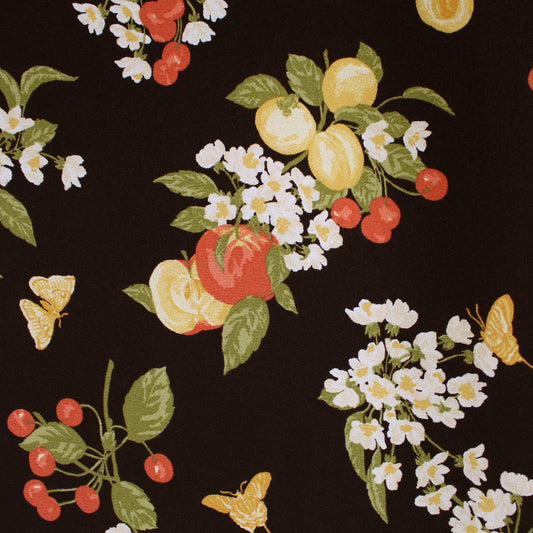 Ref0rmation 'apple orchard' viscose crepe woven