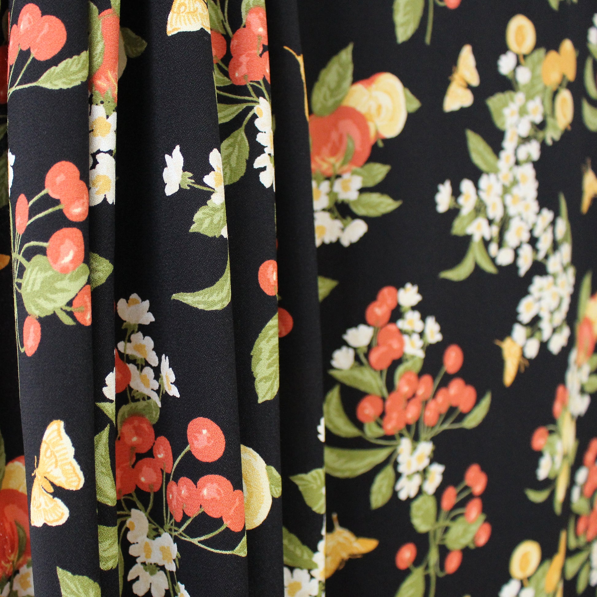 Ref0rmation 'apple orchard' viscose crepe woven