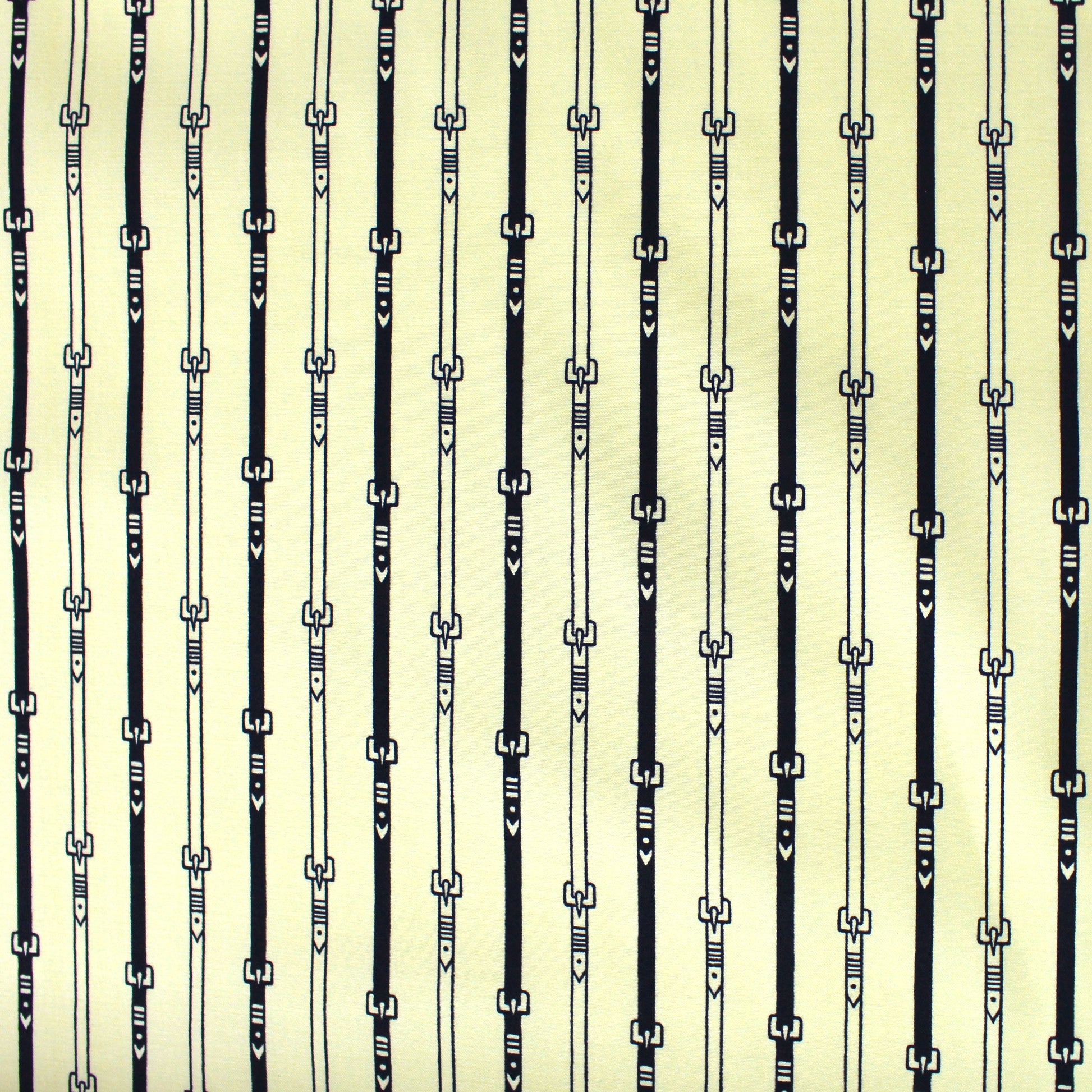 Ref0rmation 'buckle' striped organic cotton stretch woven