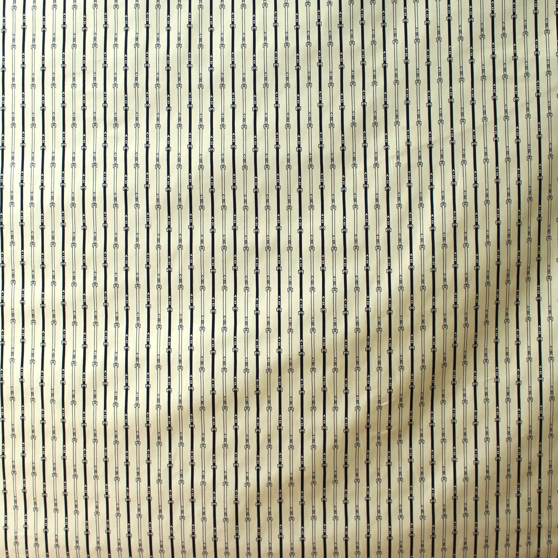 Ref0rmation 'buckle' striped organic cotton stretch woven
