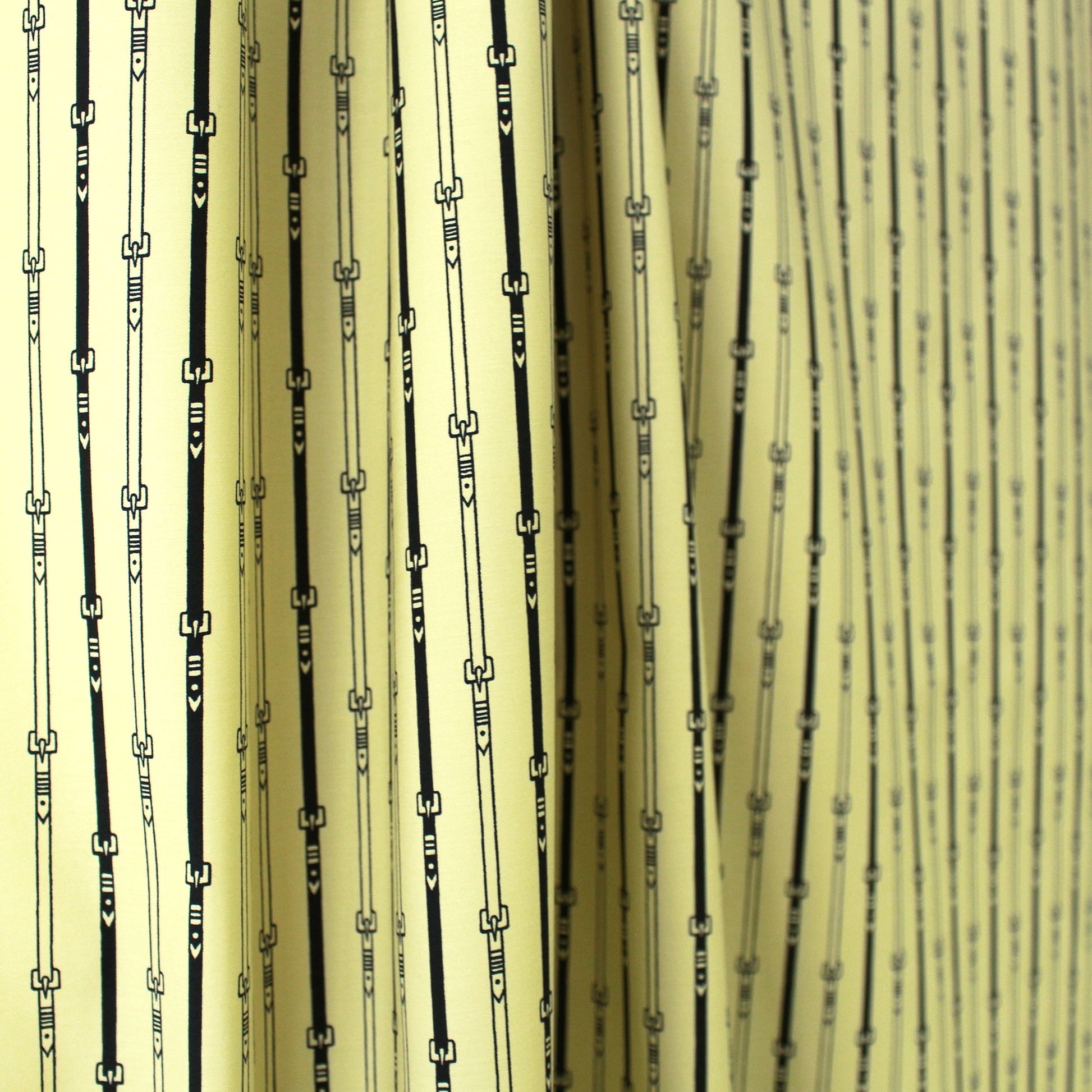 Ref0rmation 'buckle' striped organic cotton stretch woven