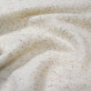 Italian 'warm speckle' boiled wool coating - winter white