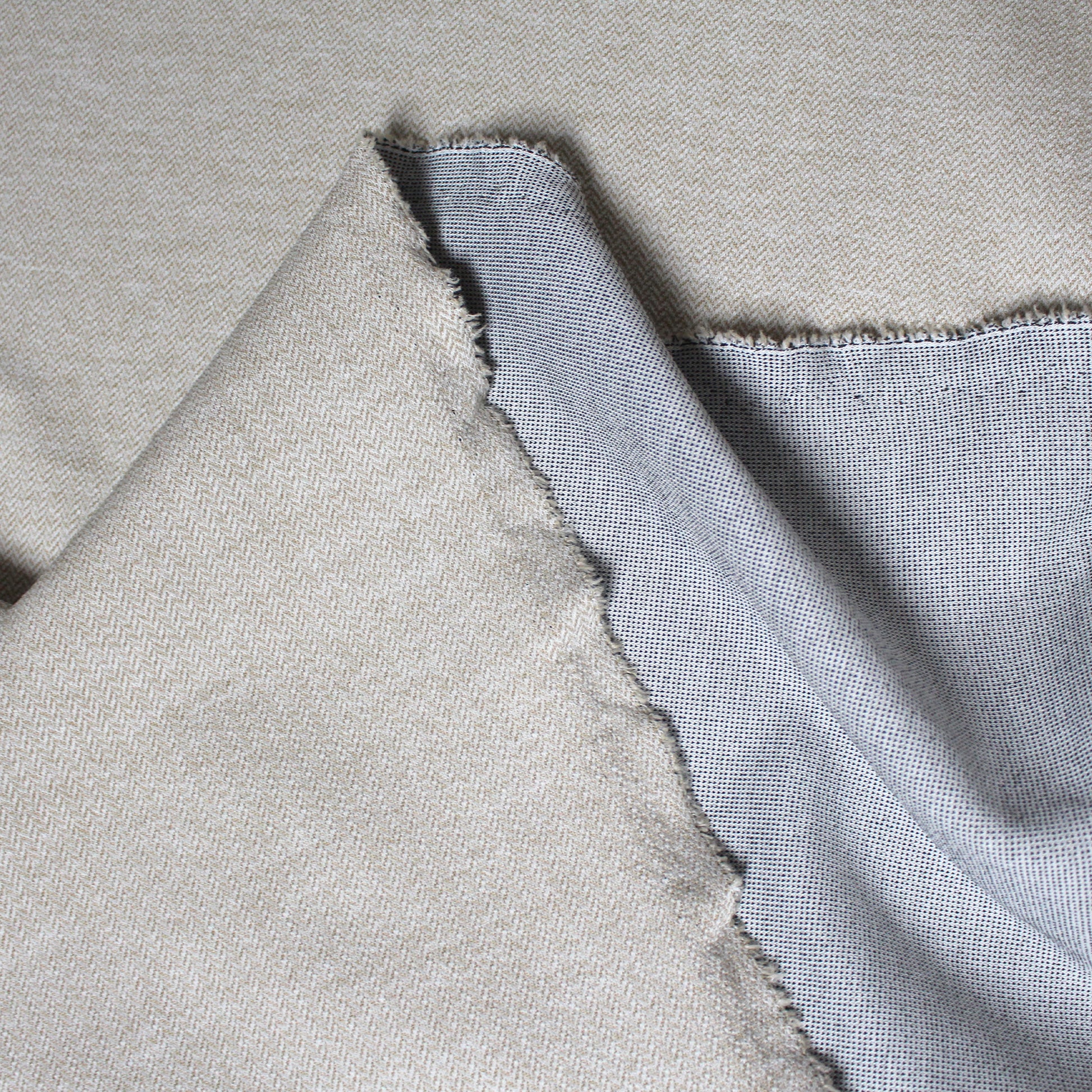 Hug0 B0ss 'micro herringbone' reversible jacquard viscose knit