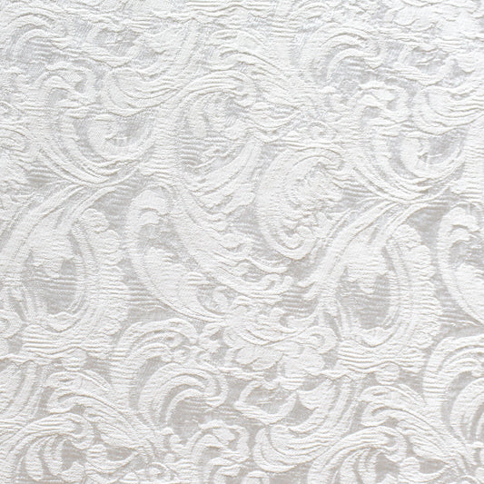 Etr0 lustrous 'gardenia' viscose jacquard