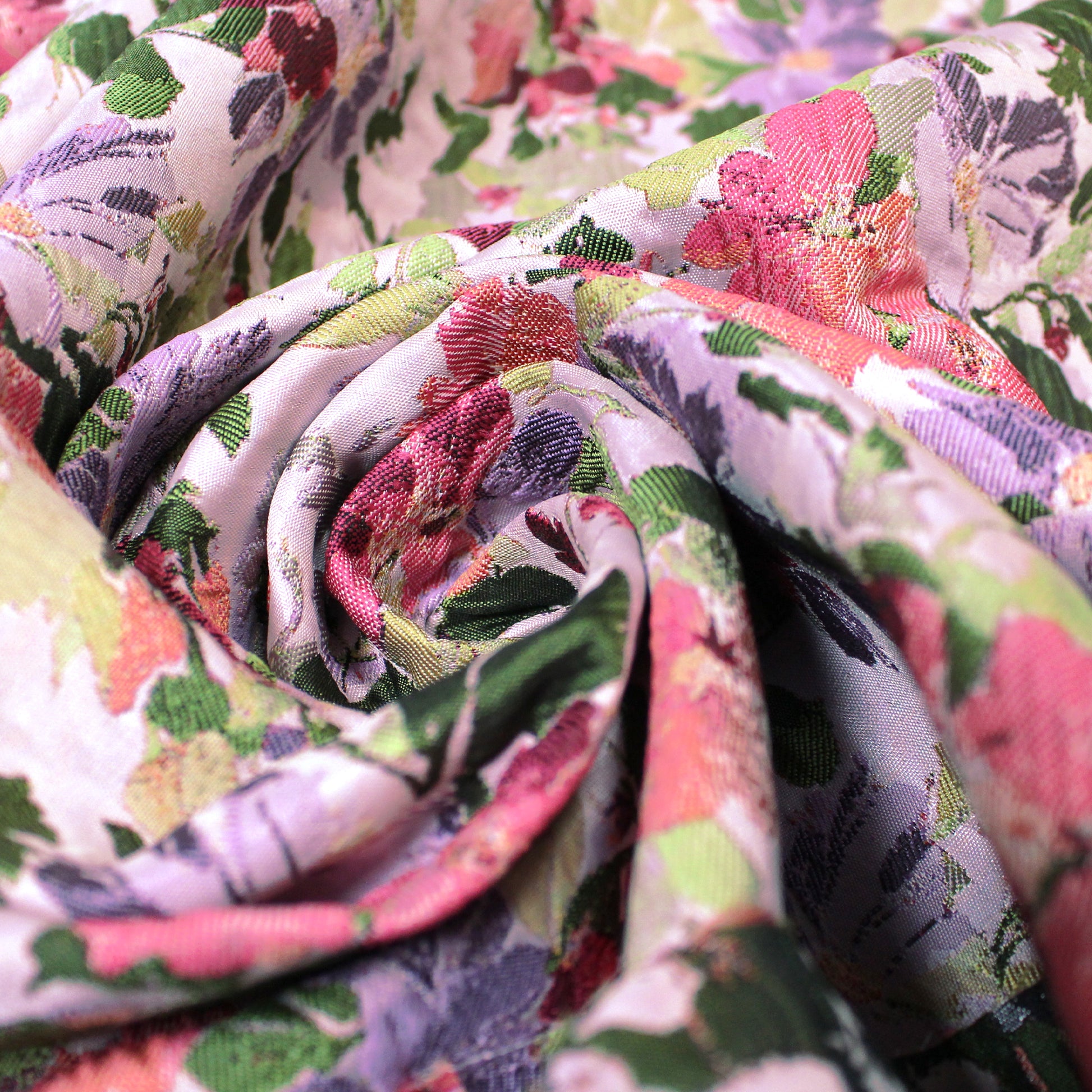 'spring awakening' woven brocade - lilac